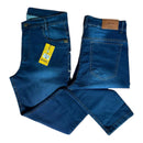 Kit com 2 Calças Jeans Masculinas Premium Slim com Elastano