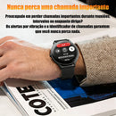 Smartwatch com Tela Redonda 1,38” Touch – Modos Esportivos, Chamadas e Mensagens | Ideal para Homens e Mulheres