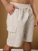 Bermuda Cargo Masculina Casual Streetwear