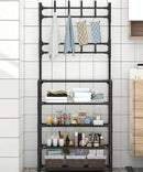 Organizador de Sapatos e Cabides Multifuncional 👕👟 Suporte para Closet e Quarto — Economiza Espaço e Mantém Tudo Organizado 🏠✨