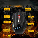 Mouse Gamer Profissional USB com LED – 7 Botões, Alta Precisão e Design Ergonômico para Jogos