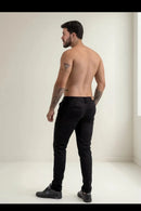 Kit com 3 Calças Masculinas em Sarja Social com Elastano