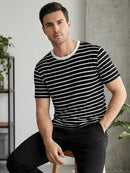 Camiseta Masculina Listrada Premium