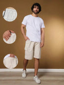 Bermuda Cargo Masculina Casual Streetwear