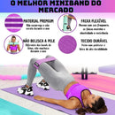 Kit com 3 Faixas Elásticas de Resistência para Treino de Glúteos e Pernas