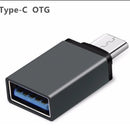 Adaptador USB OTG para Type-C – Conversor USB A para USB-C para Transferência de Dados e Carregamento Rápido