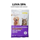 Luvas para Banho a Seco em Pets