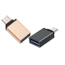 Adaptador USB OTG para Type-C – Conversor USB A para USB-C para Transferência de Dados e Carregamento Rápido