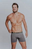 Kit com 5 Cuecas Boxer Masculinas em Microfibra Confortável e Respirável