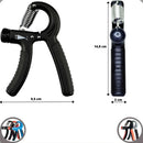 Hand Grip Profissional Ajustável com Contador de Repetições