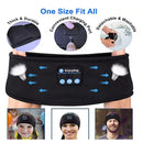 Faixa com Fone Bluetooth para Dormir e Treinar – Headband Esportiva Sem Fio Confortável