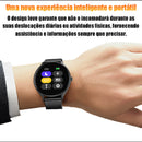 Smartwatch com Tela Redonda 1,38” Touch – Modos Esportivos, Chamadas e Mensagens | Ideal para Homens e Mulheres