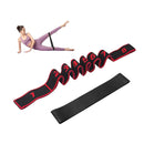 Faixa Elástica de Resistência para Yoga e Pilates com 8 Níveis de Alongamento