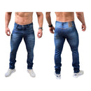 Kit com 2 Calças Jeans Masculinas Premium Slim com Elastano
