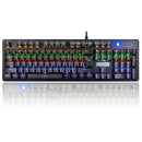 Teclado Gamer Semi-Mecânico RGB JK-9122 – Anti-Ghosting, LED Colorido e Alta Performance para Jogos