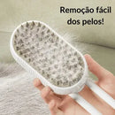 Escova a Vapor 3 em 1 para Cães e Gatos
