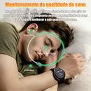 Smartwatch com Tela Redonda 1,38” Touch – Modos Esportivos, Chamadas e Mensagens | Ideal para Homens e Mulheres