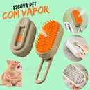 Escova a Vapor 3 em 1 para Cães e Gatos