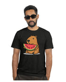 Camiseta Masculina Capivara com Melancia