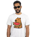 Camiseta Masculina Capivara com Melancia