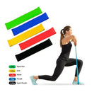Kit com 5 Mini Faixas Elásticas de Resistência