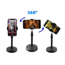 Suporte Tripé para Celular de Mesa 360° – Ajustável, Portátil e Ideal para Selfies, Vídeos e Lives