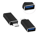 Adaptador USB OTG para Type-C – Conversor USB A para USB-C para Transferência de Dados e Carregamento Rápido