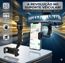 Suporte Multifuncional para Carro 360° – Fixação no Retrovisor, GPS e Celular Universal para Painel e Banco Traseiro