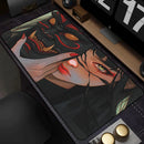Mouse Pad Gamer Estilo Anime Japonês – Base Antiderrapante para Teclado Mecânico e Mouse E-sports