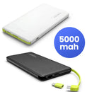 Power Bank Portátil 10000mAh/5000mAh com Carregamento Rápido – Compacto, Leve e Ideal para Emergências de Celular