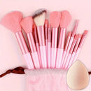 Kit Profissional 13 Pincéis de Maquiagem VANDER ✨ Cerdas Macias para Base, Blush, Contorno e Sombras — Acabamento Perfeito e Luxuoso