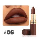 Batom Matte Velvet 6 Cores Nude e Marrom