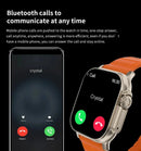 Smartwatch LAXASFIT com Bluetooth e Chamadas – Notificações de Mensagens, Monitoramento de Frequência Cardíaca e Modos Esportivos | Unissex para Android e iOS