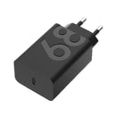Carregador Turbo 65W USB-C com Quick Charge 3.0 – Carregamento Rápido para Smartphones, Tablets e Dispositivos Type-C