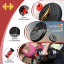 Kit Halteres Ajustáveis 20kg para Musculação