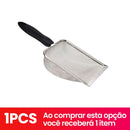Pá Higiênica para Gatos em Aço Inox