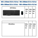 Mouse Pad Gamer Estilo Anime Japonês – Base Antiderrapante para Teclado Mecânico e Mouse E-sports
