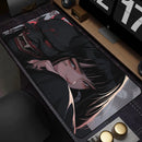 Mouse Pad Gamer Estilo Anime Japonês – Base Antiderrapante para Teclado Mecânico e Mouse E-sports