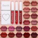 Kit 3 Batons Líquidos Matte Velvet – Alta Fixação, À Prova d’Água e Cor Intensa de Longa Duração