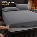 Lençol 100% Algodão com Elástico Premium 🛌✨ Antiderrapante e Ultra Macio para Cama Solteiro, Casal, Queen e King