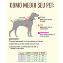 Coleira Peitoral Ajustável com Guia para Cães e Gatos – Super Resistente, Confortável e Segura para Passeios Diários
