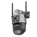 Câmera de Segurança Wi-Fi 6MP 4K 360° – Vigilância Inteligente Outdoor com Visão Panorâmica e Monitoramento pelo Celular