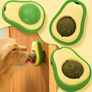 Abacate Catnip para Gatos – Brinquedo Interativo de Parede que Relaxa e Estimula