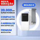 Power Bank 20000mAh com Carregamento Rápido – Carregador Portátil de Alta Capacidade com Design Favo de Mel para Celular e Viagens