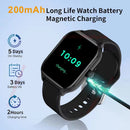 Smartwatch 2026 com Tela Colorida 2,01” – Chamadas Bluetooth, Monitoramento Fitness | Compatível com Android e iOS | Unissex