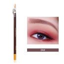 Lápis para Sobrancelha à Prova d’Água ✨ Longa Duração com Apontador Incluso — Sobrancelhas Naturais e Definidas 👁️🤎