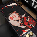 Mouse Pad Gamer Estilo Anime Japonês – Base Antiderrapante para Teclado Mecânico e Mouse E-sports