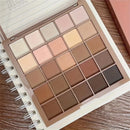 Paleta de Sombras 25 Cores Nude & Marrom Chocolate