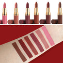 Batom Matte Velvet 6 Cores Nude e Marrom