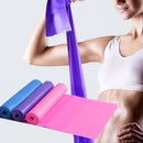 Kit com 5 Faixas Elásticas de Resistência para Yoga, Pilates e Musculação